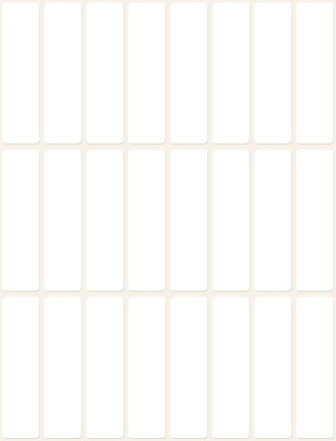 Minietykiety Avery Zweckform 3336 50x14 28 ark. Trwałe, białe do opisywania ręcznego (X)