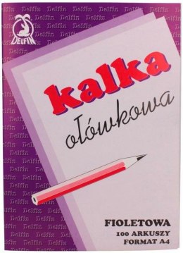 Kalka ołówkowa A4/100 ark. DELFIN