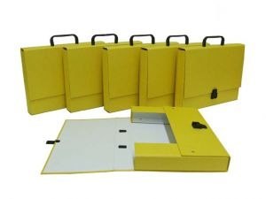 Teczka szkolna LUX 2 żółta DELFIN (X) SALE