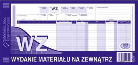 Wydanie materiału na zewnątrz WZ 1/3 A3, 80 kartek wielokopia, 10-361-2 DOTTS