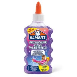 Elmers klej brokatowy, fioletowy, zmywalny i przyjazny dzieciom, 177ml, 2077253 .