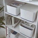 Pojemnik MyBOX duży z pokrywką biało-szary LEITZ 52161001 .