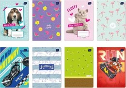 Zeszyt_A5 32k 3-linia mix INTERDRUK