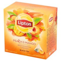 Herbata LIPTON PIRAMID PEACH Mango Brzoskwinia 20t czarna