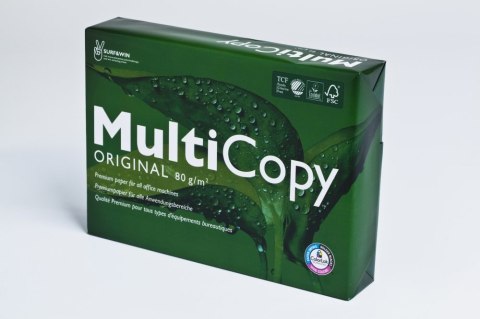 Papier MULTICOPY 80gr A4 klasa A białość 161 CIE