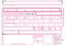 Polecenie przelewu 2 odcinkowe A6, 80 kartek 10-471-5 DOTTS