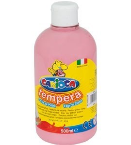 Farba tempera 500 ml, różowa CARIOCA 170-2362 .