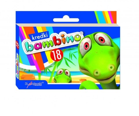 Kredki świecowe BAMBINO 18 kol.