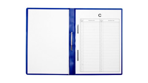 Skoroszyt do akt osobowych zawieszany A4 (10) granatowy BIURFOL ST-23-09