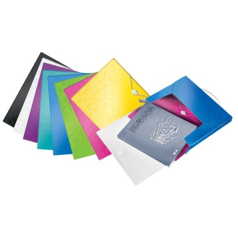 Teczka z gumką PP Leitz WOW, 30 mm, zielona 46290054 .