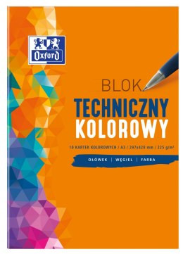 Blok techniczny OXFORD A3 10k 225G kolor 400093234 .