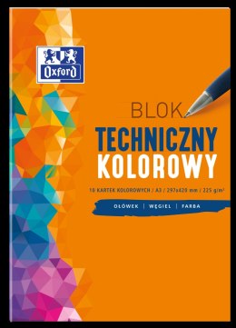 Blok techniczny OXFORD A3 10k 225G kolor 400093234 .