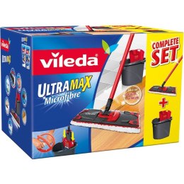 VILEDA Zestaw w kartonie ULTRAMAX mop płaski + wiadro + kij 11508