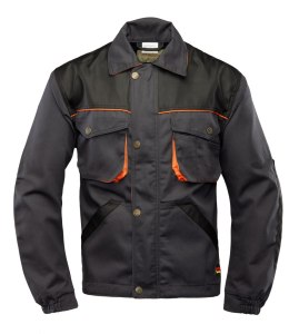 BRIXTON PRACTICAL BLUZA - Grafit/Pomarańcz