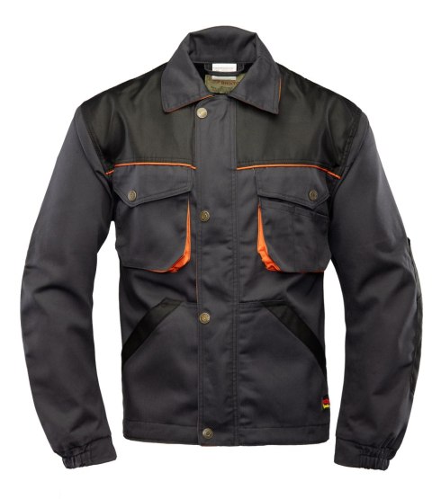 BRIXTON PRACTICAL BLUZA - Grafit/Pomarańcz