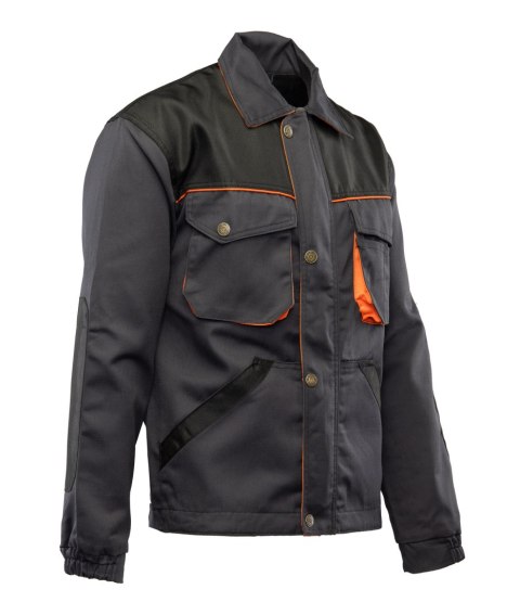 BRIXTON PRACTICAL BLUZA - Grafit/Pomarańcz