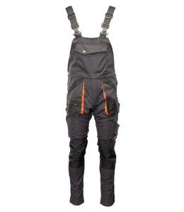 BRIXTON PRACTICAL SPODNIE OGRODNICZKI - Grafit/Pomarańcz