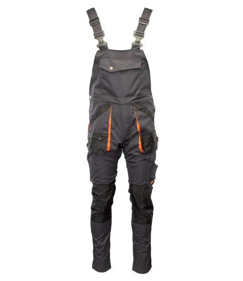 BRIXTON PRACTICAL SPODNIE OGRODNICZKI - Grafit/Pomarańcz