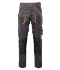 BRIXTON PRACTICAL SPODNIE DO PASA - Grafit/Pomarańcz