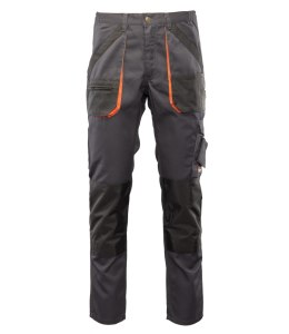 BRIXTON PRACTICAL SPODNIE DO PASA - Grafit/Pomarańcz