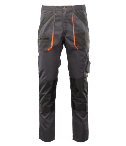 BRIXTON PRACTICAL SPODNIE DO PASA - Grafit/Pomarańcz