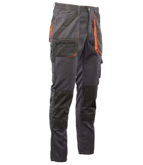 BRIXTON PRACTICAL SPODNIE DO PASA - Grafit/Pomarańcz