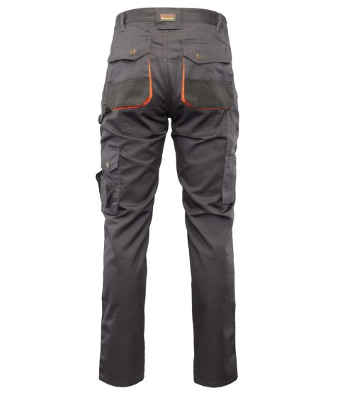 BRIXTON PRACTICAL SPODNIE DO PASA - Grafit/Pomarańcz