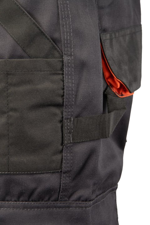 BRIXTON PRACTICAL SPODNIE DO PASA - Grafit/Pomarańcz