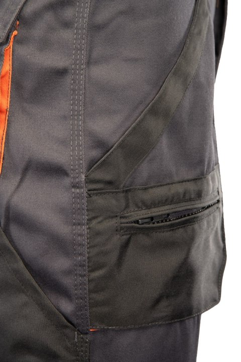 BRIXTON PRACTICAL SPODNIE DO PASA - Grafit/Pomarańcz