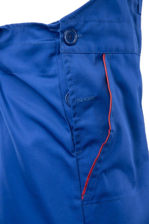 MAX - POPULAR SPODNIE OGRODNICZKI - Niebieski