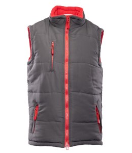 KAMIZELKA COLINO - BENEFIT - Stal/Czerwień