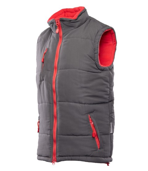 KAMIZELKA COLINO - BENEFIT - Stal/Czerwień