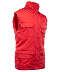 BRASS KAMIZELKA 7-KIESZENIOWA - BENEFIT - Czerwony