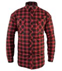 KOSZULA OCIEPLANA BONO - Czerwony