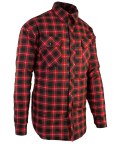 KOSZULA OCIEPLANA BONO - Czerwony