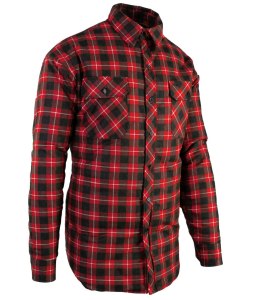 KOSZULA OCIEPLANA BONO - Czerwony
