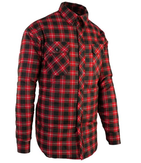 KOSZULA OCIEPLANA BONO - Czerwony