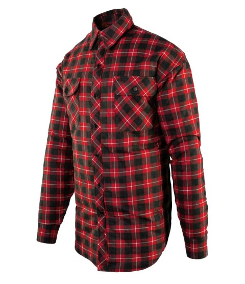 KOSZULA OCIEPLANA BONO - Czerwony