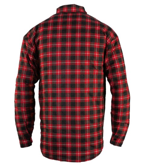 KOSZULA OCIEPLANA BONO - Czerwony