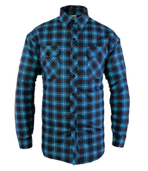 KOSZULA OCIEPLANA BONO - Niebieski