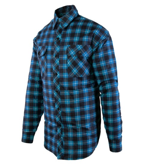 KOSZULA OCIEPLANA BONO - Niebieski