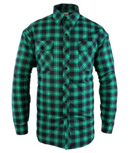 KOSZULA OCIEPLANA BONO - Zielony