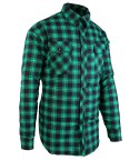 KOSZULA OCIEPLANA BONO - Zielony
