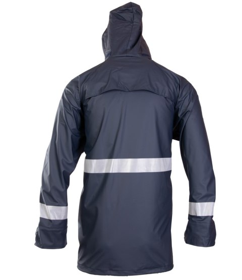 GROSVENOR PU KURTKA - Granatowy