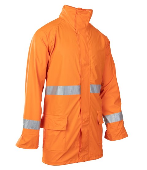 GROSVENOR PU KURTKA - Pomarańczowy