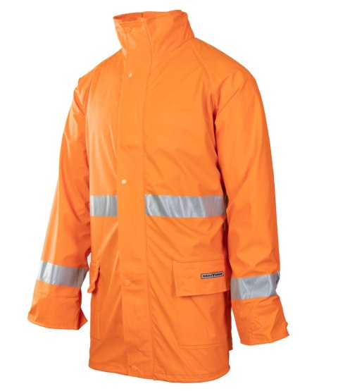 GROSVENOR PU KURTKA - Pomarańczowy