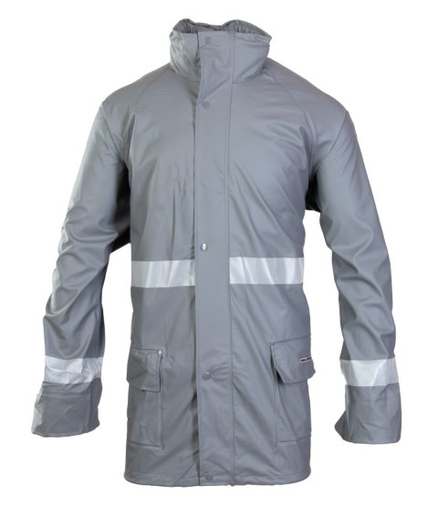 GROSVENOR PU KURTKA - Stalowy