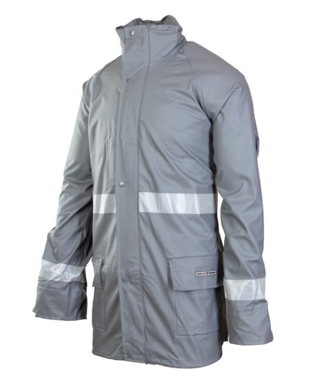 GROSVENOR PU KURTKA - Stalowy