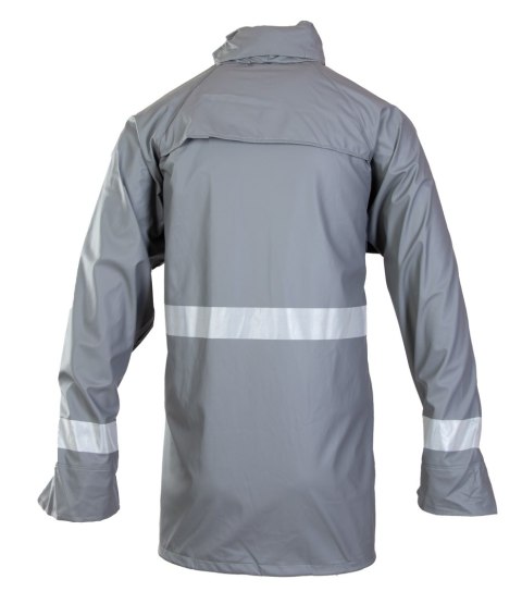 GROSVENOR PU KURTKA - Stalowy