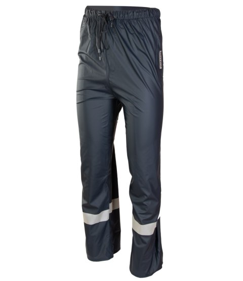 GROSVENOR PU SPODNIE DO PASA - Granatowy